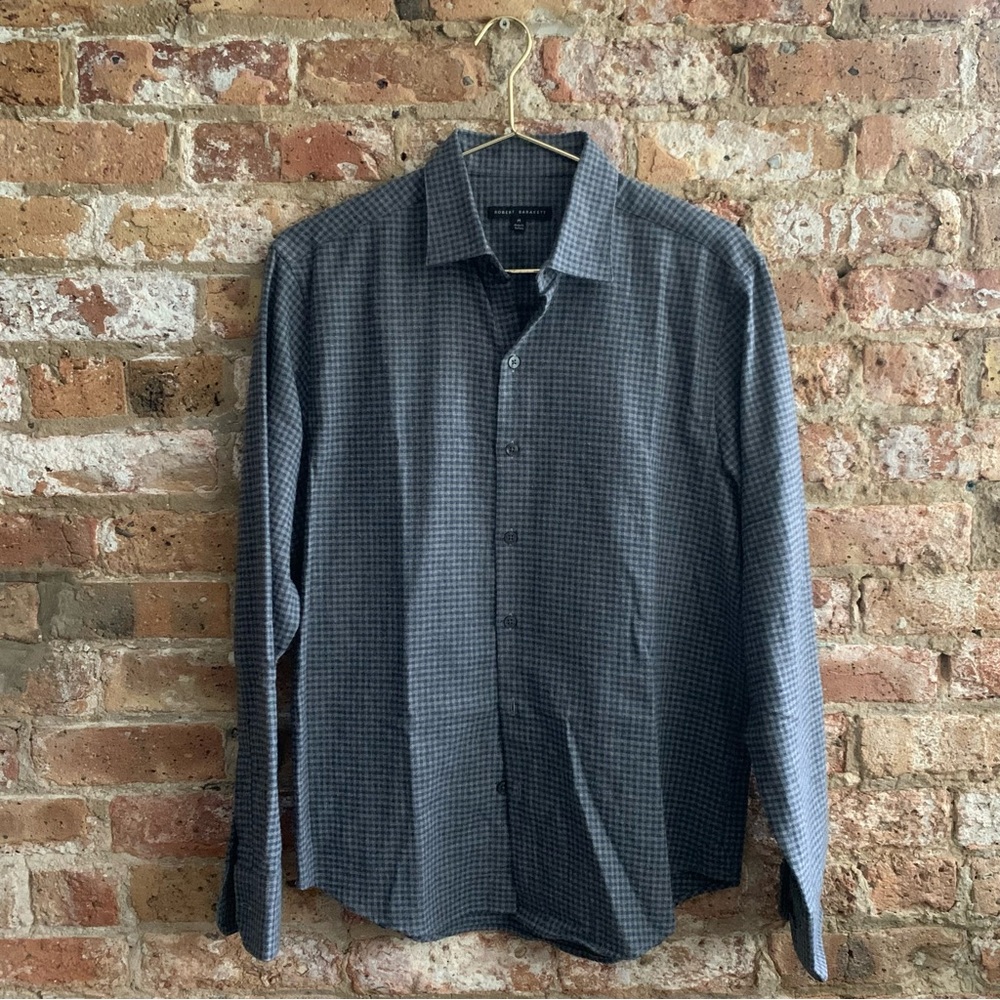 Robert Barakett Sport Shirt - Grey Check